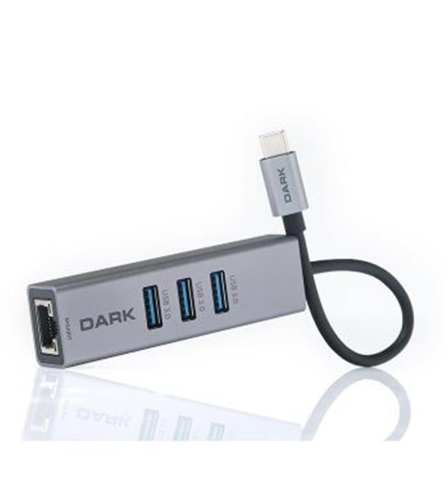 DARKDark DK-AC-U31X3GL USB3.1 Type-C - 3xUSB3.0HUB+ Gigabit Ethernet8697939917640