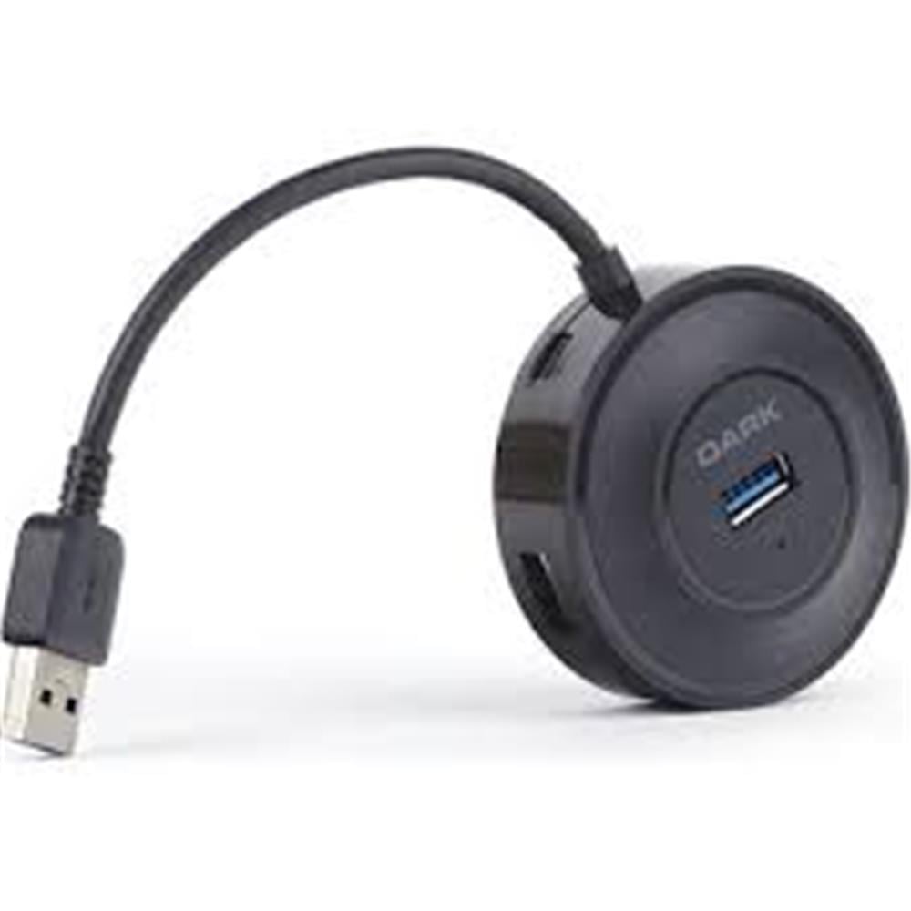 DARKDark DK-AC-USB344 4 Port USB 3.0 USB Hub Siyah8697939952566