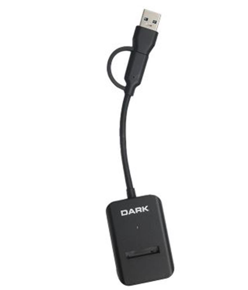 DARKDark USB-A + USB-C 10- M Key M.2 NVMe SSD Taşınabilir  Disk Yerleştirme Adaptörü DK-AC-DSEM38697939933992