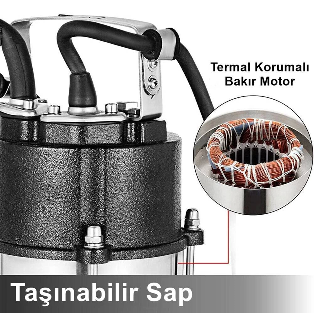 DuffmartDuffmart V1100F-A Pis Su Foseptik Parçalayıcılı Açık Fanlı Dalgıç PompaDS37076