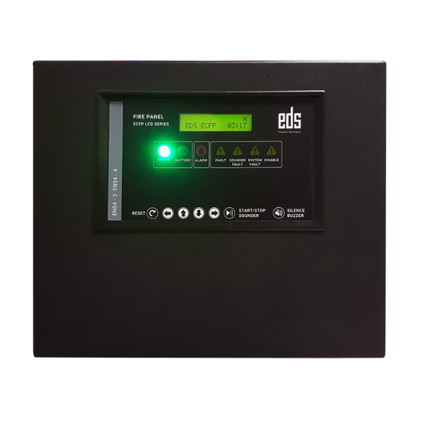 EDSEDS ECFP4M 4 Bölge Konvansiyonel Yangın Algılama Paneli Metal Kutu EN 54 SertifikalıECFP4M