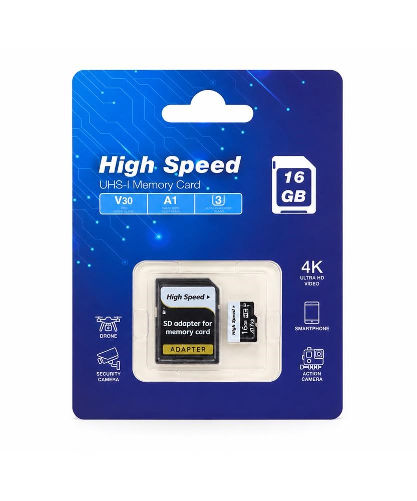 OEMELBA High Speed 16GB A1 V30 U3 Micro Hafıza Kartı Class108698521890983