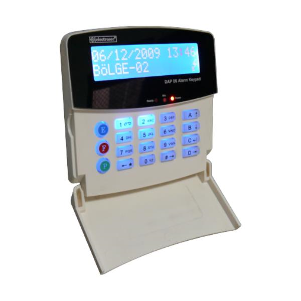 ElectrosecElectrosec DAP-06KPL Lcd Ekranlı Alarm KeypadDAP-06KPL