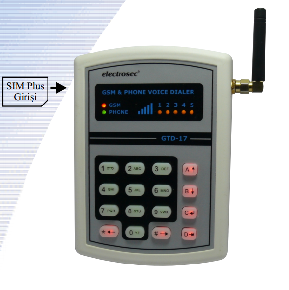 ElectrosecElectrosec GD -17 GSM Arama Modülü Dünyadaki Tüm Operatörlerle UyumluME-GD-17