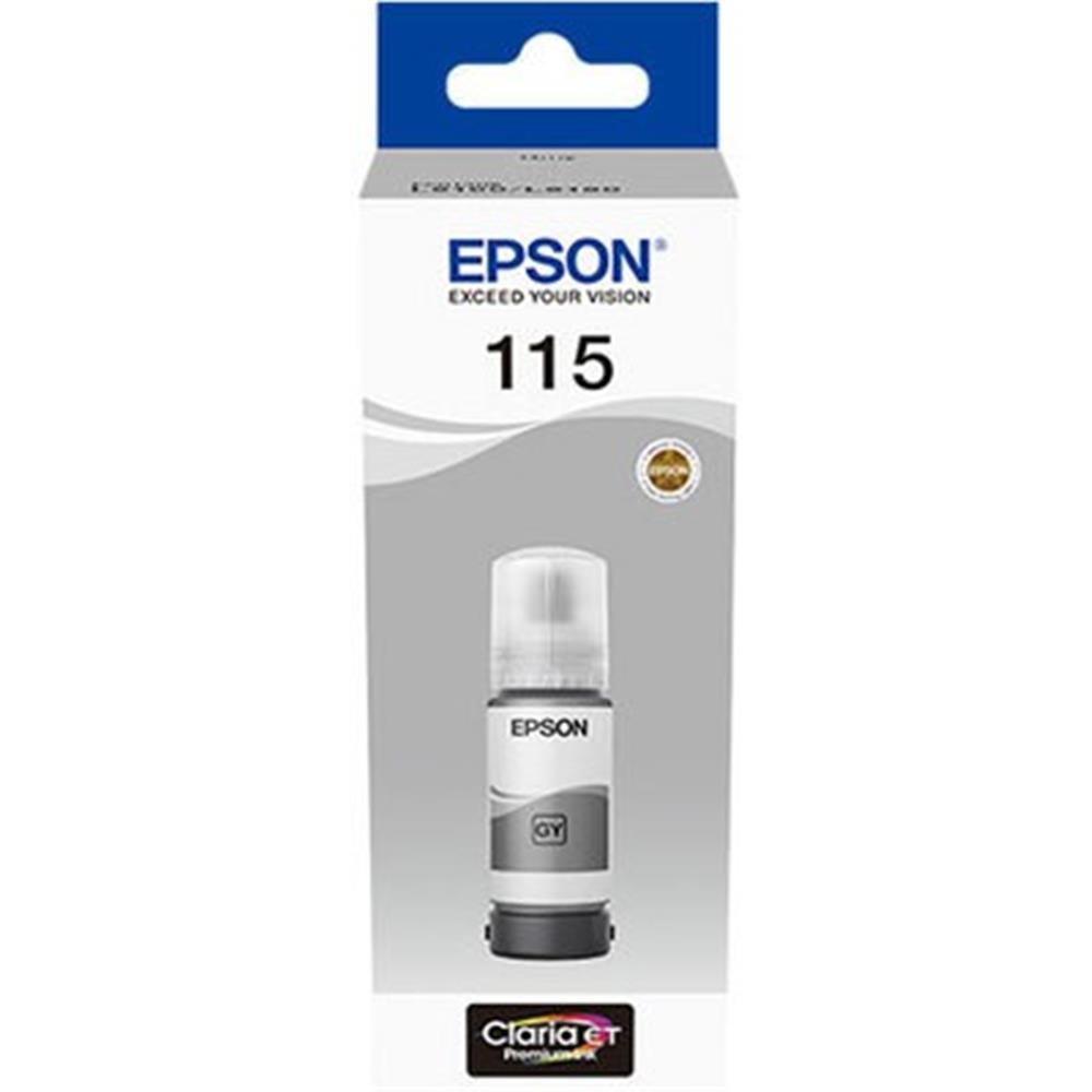 EpsonEpson 115 Grey Gri Şişe Mürekkep T07D54A L8160-L81808715946687469