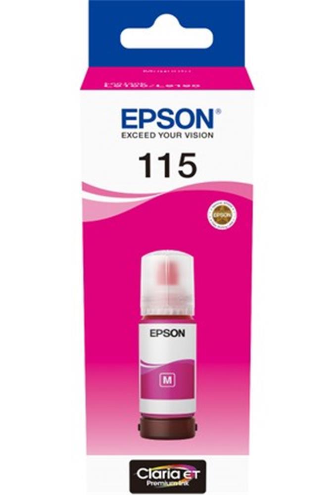 EpsonEpson 115 Magenta Kırmızı Şişe Mürekkep T07D34A L8160-L81808715946687445