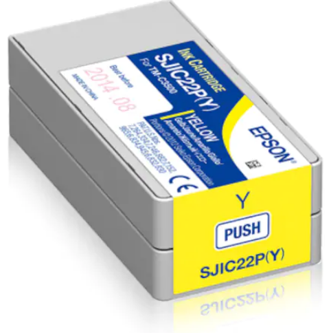 EpsonEpson Colorworks TM-C3500 Orjinal Kartuş  Yellow (SJIC22P - Y) C33S020604ME-(SJIC22P-Y)