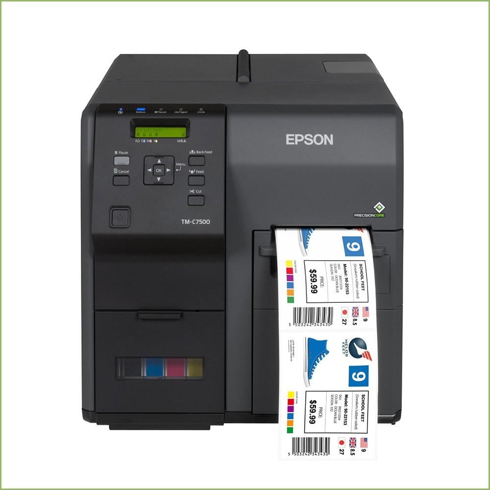 EpsonEpson ColorWorks TM-C7500G Mürekkep Püskürtmeli Renkli Etiket Yazıcı (USB, ETH)TM-C7500G
