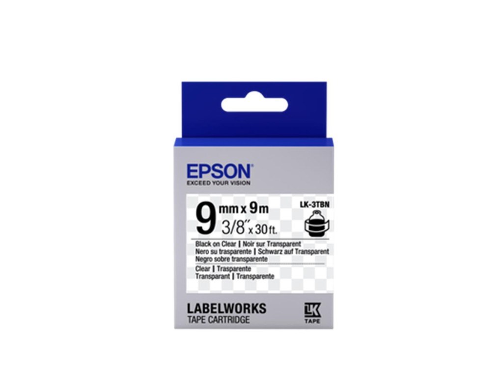 EpsonEpson LK-2WBN Standart Beyaz Üzeri Siyah 6mm 9Metre Etiket8715946611105