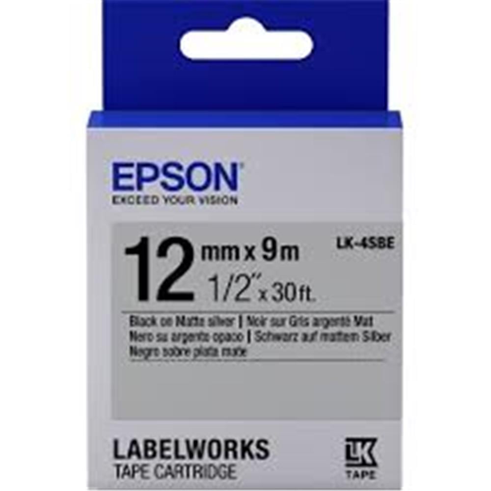 EpsonEpson LK-5TBN Şeffaf Üzeri Siyah 18mm 9Metre Etiket8715946611525