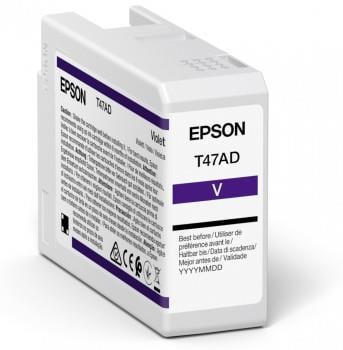 EpsonEpson Singlepack Violet T47AD UltraChrome Pro 10 ink 50ml Epson SureColor SC-P900 1 pc(s) (C13T47AD00)T47AD