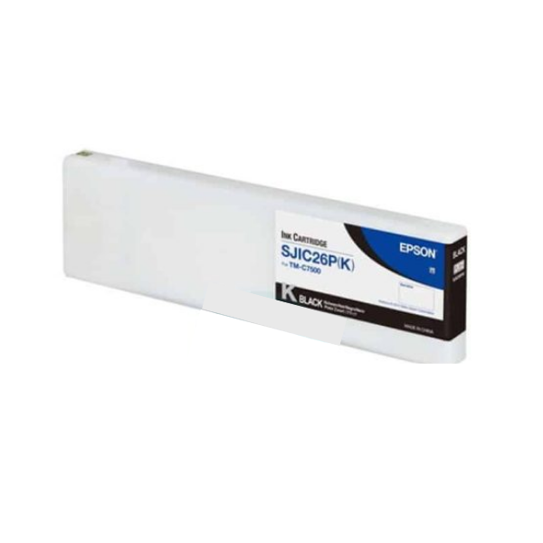 EpsonEpson SJIC26P(K) Black mürekkep kartuşu for ColorWorks TM-C7500SJIC26P(K)