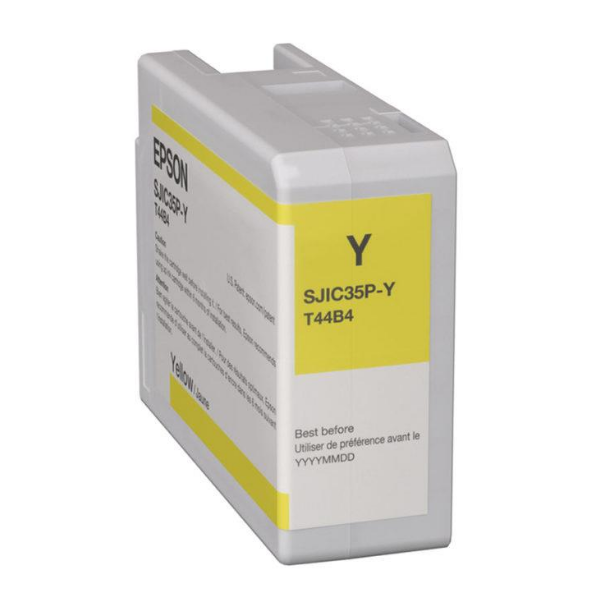 EpsonEpson SJIC36P(Y): mürekkep kartuşu for ColorWorks TM-C6500/C6000 (Yellow)SJIC36P(Y)