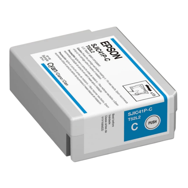EpsonEpson SJIC42P-C mürekkep kartuşu for ColorWorks CW-C4000E (Camgöbeği)SJIC42P-C