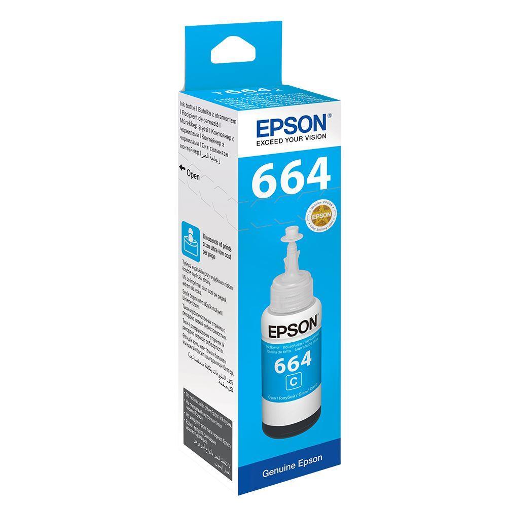 EpsonEpson T6642 Cyan Mavi Şişe Mürekkep T66424A8715946496542