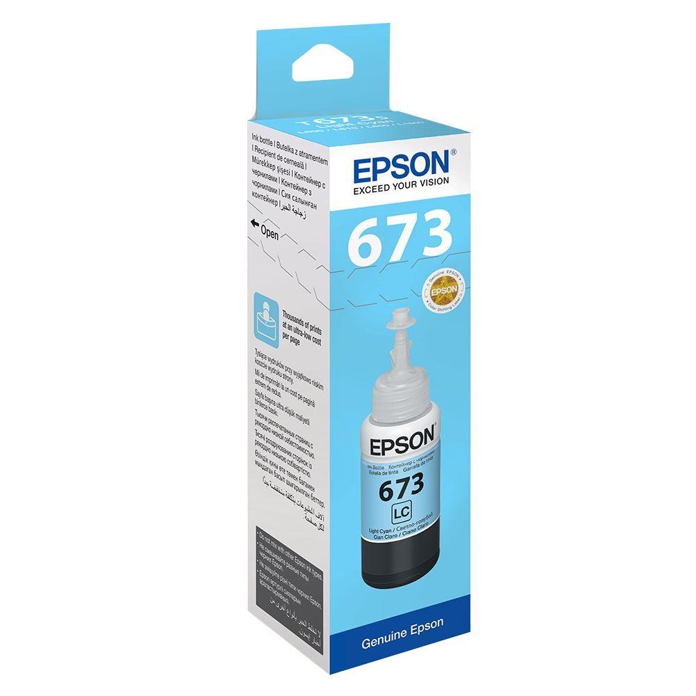 EpsonEpson T6735 Light Cyan Açık Mavi Şişe Mürekkep T67354A8715946495736