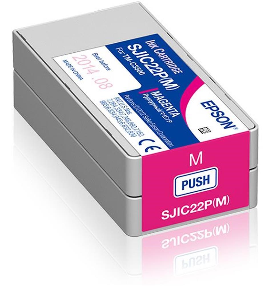 EpsonEpson TM-C3500 Magenta Kırmızı Mürekkep Kartuş SJIC22P(M) S0206038715946534268