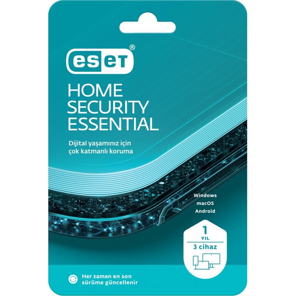 ESETEset Home Securıty Premıum 3 Kullanıcı 1 Yıl Box Kutu8697690857414