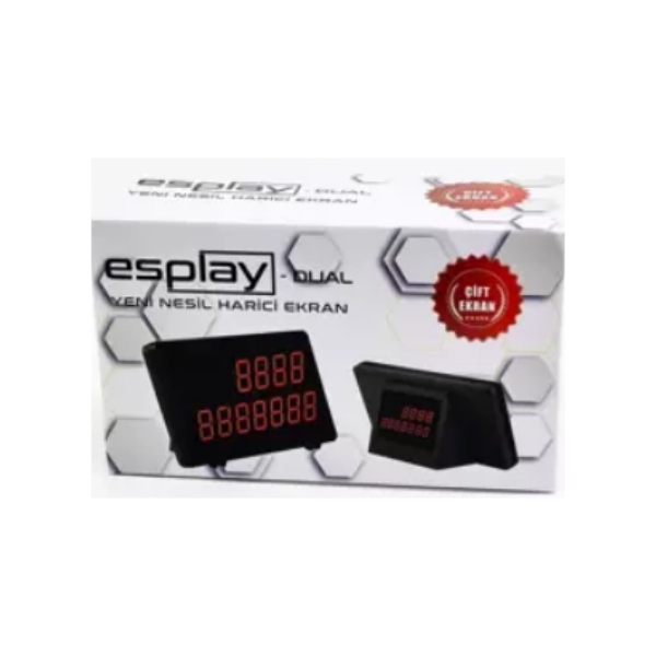 EsplayEsplay Dual Para Sayma Makinesi Müşteri Ekranı (Birçok Makineye Uyumludur)Esplay