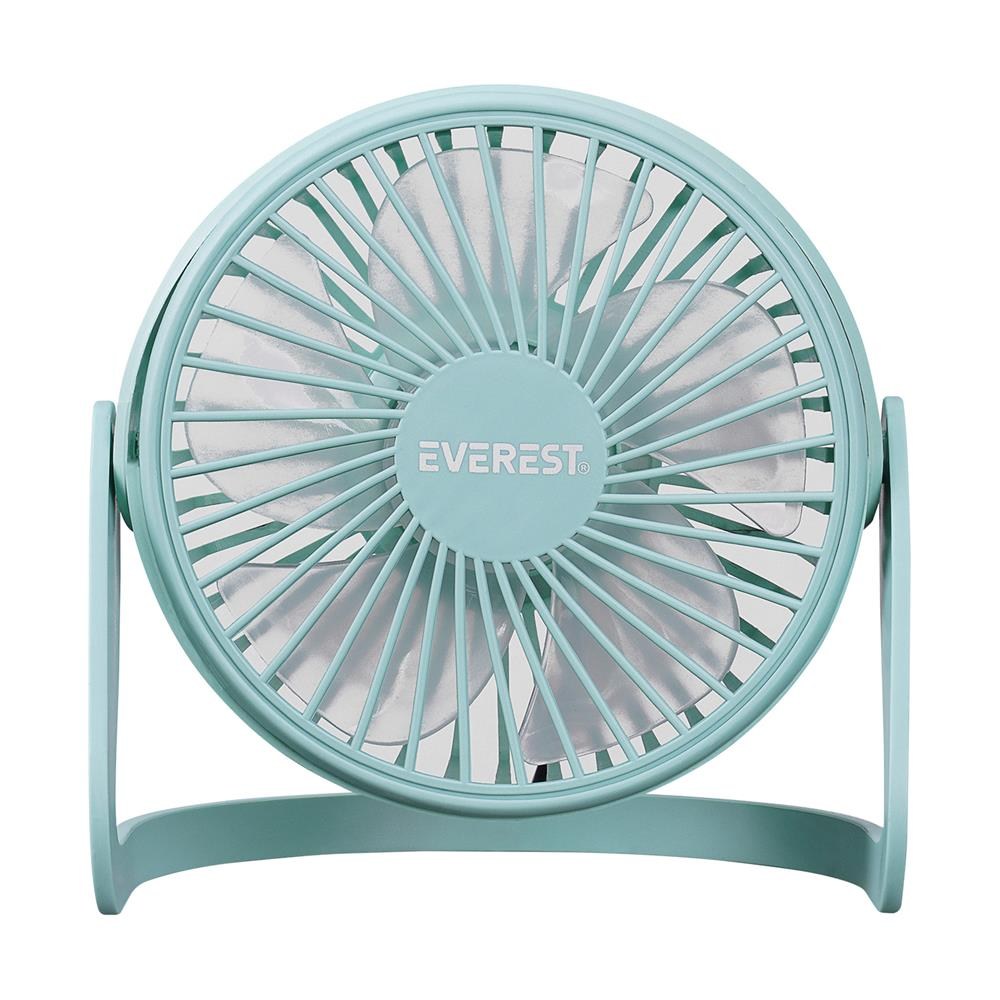 EVERESTEverest EFN-505 Masaüstü Turkuaz Usb Fan (145mmx141mmx105 mm)8680096031120