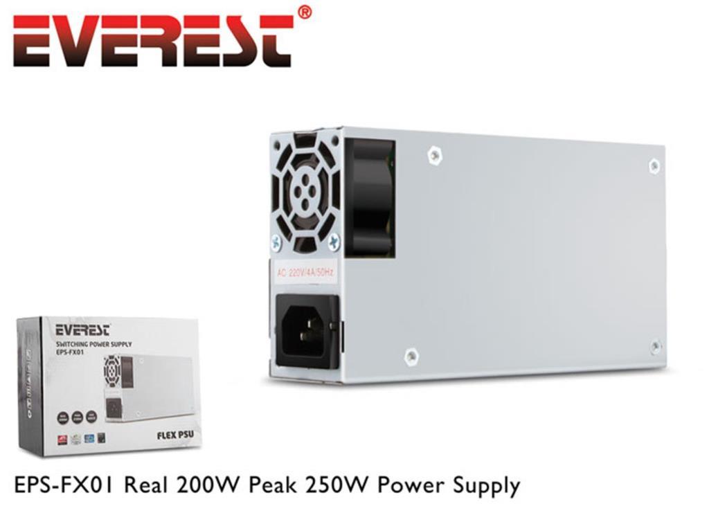 EVERESTEverest EPS-FX01 Real 200w Peak 250w Slim Power Güç Kaynağı8697671476252