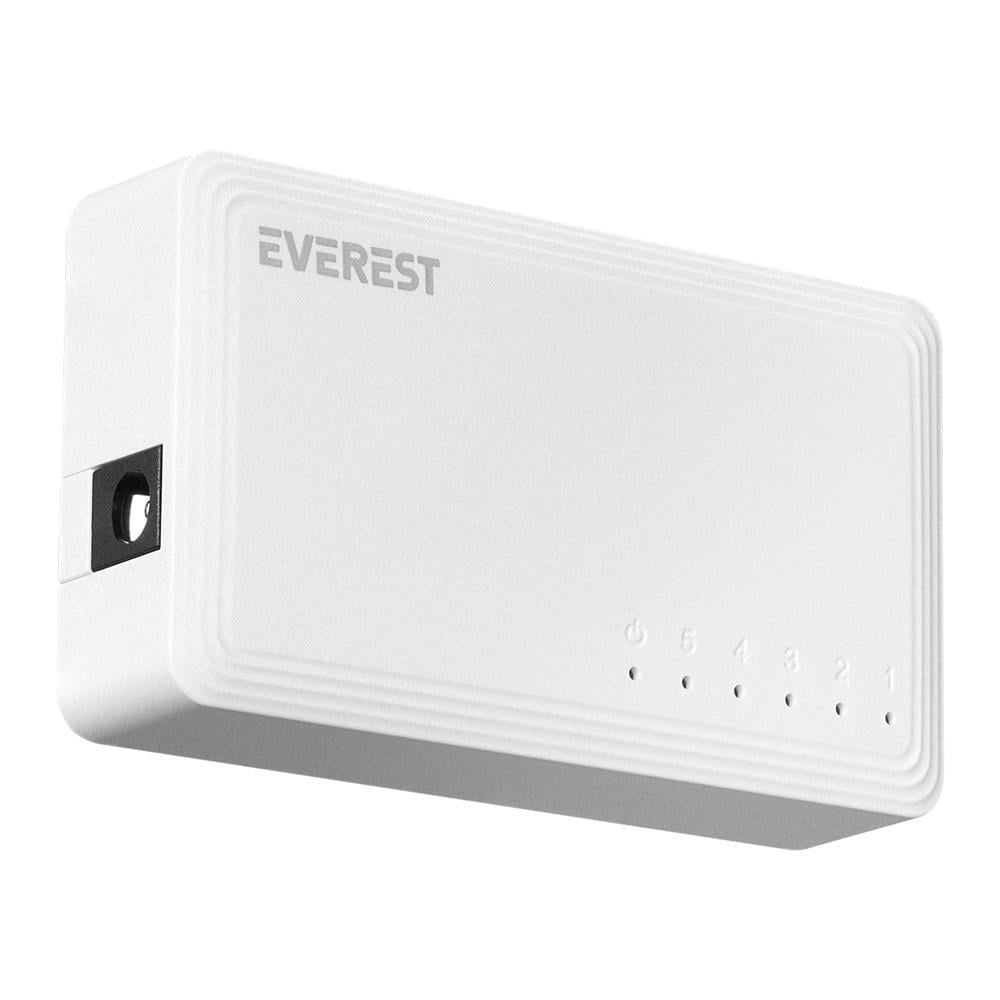 EVERESTEverest EVERLINK ESW-515G 5 Port 10-100-1000Mbps Gigabit Ethernet Masaüstü Ethernet Switch Hub8680096115998