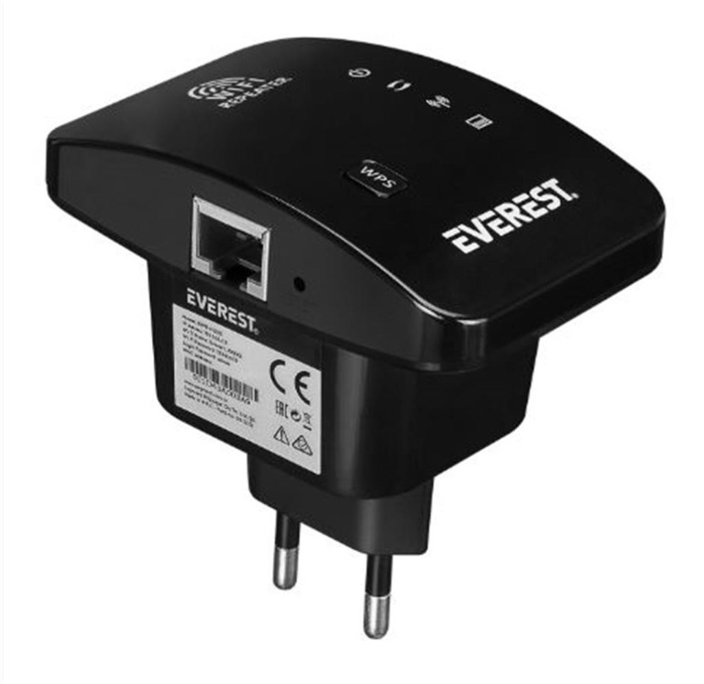 EVERESTEverest EWR-N300 2.4GHz 300Mbps 1xWAN-LAN Dahili Antenli Repeater+AP Kablosuz Menzil Genişletici8680096113956