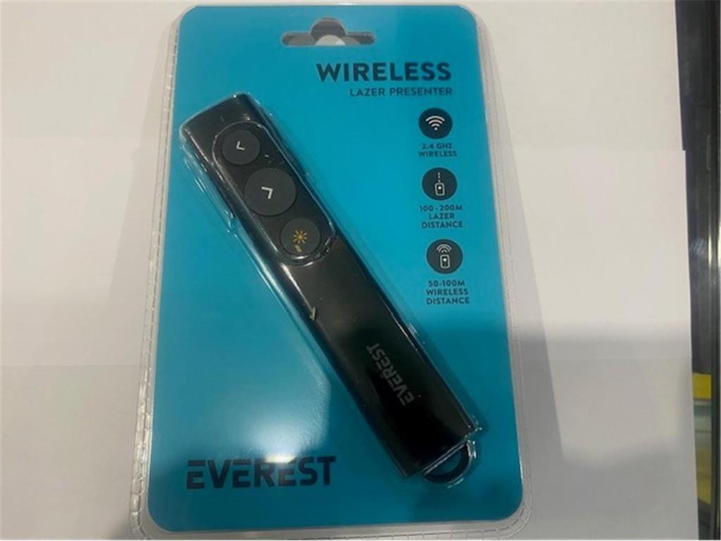 EVERESTEverest TBA-11 2.4Ghz Kablosuz Type C Profesyonel Sunum Cihazı (100-200mt Lazer)(50-100mt Wıreless )8680096137051