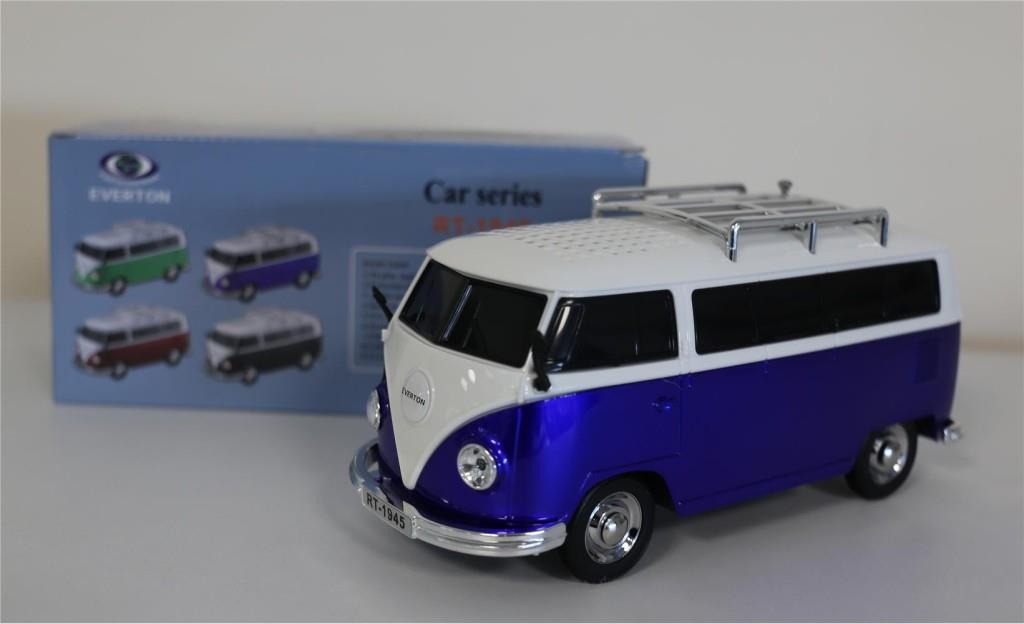 EVERTONEVERTON RT-1945 Mavi Arabalı  Bluetooth Fm-Usb-Tf-Aux Şarjlı Nostaljik Radyo8698521889192