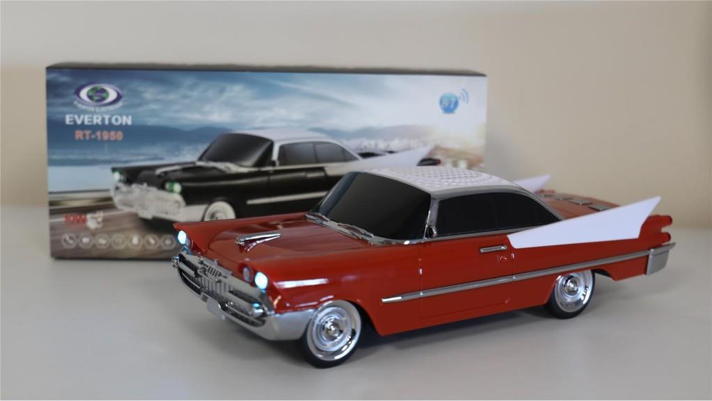 EVERTONEVERTON RT-1950 Turuncu Arabalı  Bluetooth Fm-Usb-Tf-Aux Şarjlı Nostaljik Radyo8698521888706