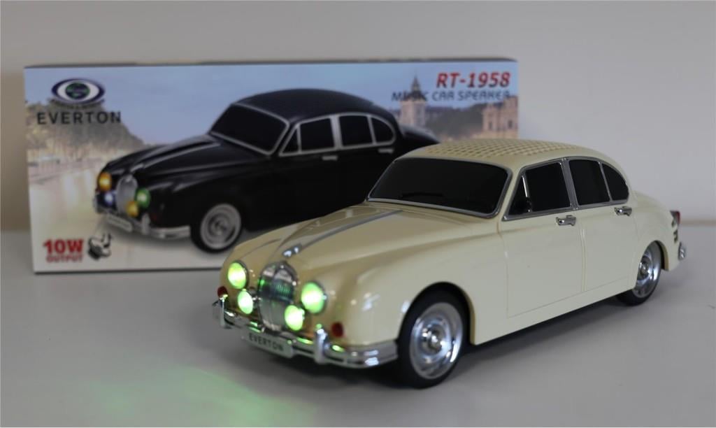 EVERTONEVERTON RT-1958 Bej Arabalı  Bluetooth Fm-Usb-Tf-Aux Şarjlı Nostaljik Radyo8698521889307