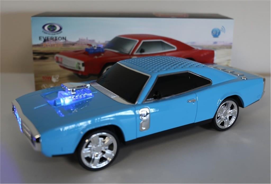 EVERTONEVERTON RT-1959 Mavi (Blue) Arabalı  Bluetooth Fm-Usb-Tf-Aux Şarjlı Nostaljik Radyo869852188944