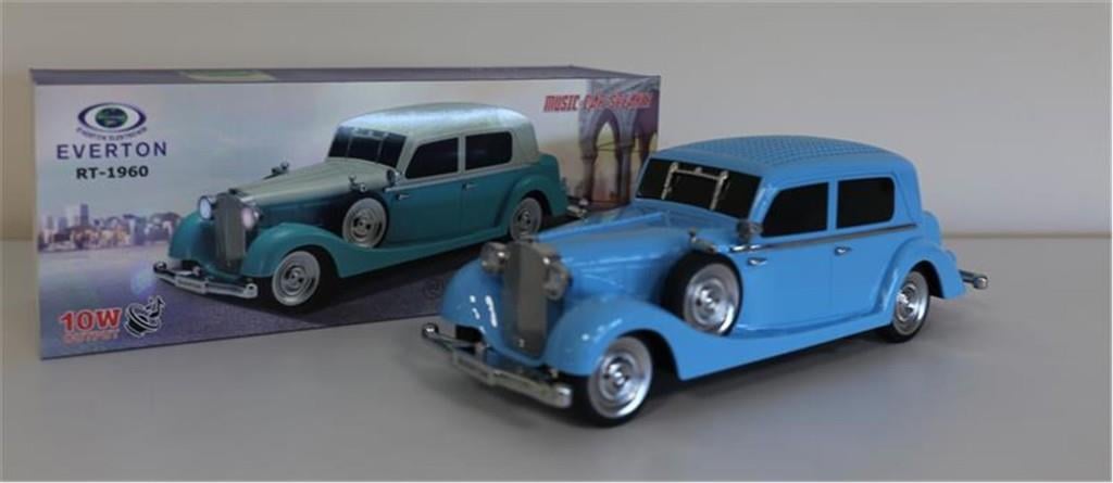 EVERTONEVERTON RT-1960 Emerald (Zümrüt Yeşi)l Arabalı  Bluetooth Fm-Usb-Tf-Aux Şarjlı Nostaljik Radyo8698521890051