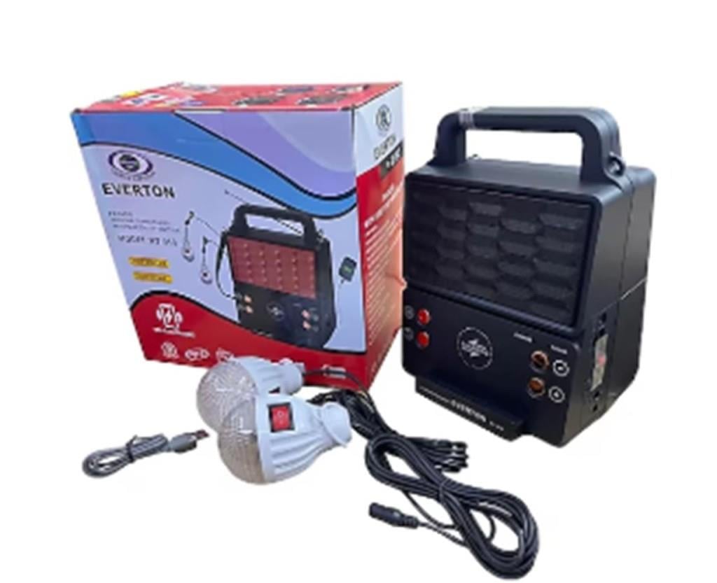 EVERTONEverton Rt-913 -Usb-Tf Card -Mp3-Bluetooth-Mp3Güneş Enerjili Işıklı Radyo 2 Ampul Set6904355409133