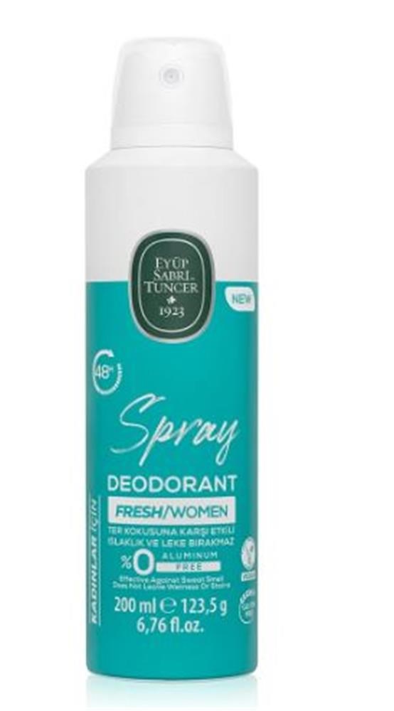 EYÜP SABRİ TUNCEREyüp Sabri Tuncer Fresh-Kadın Sprey Deodorant 200 ml8691685027493