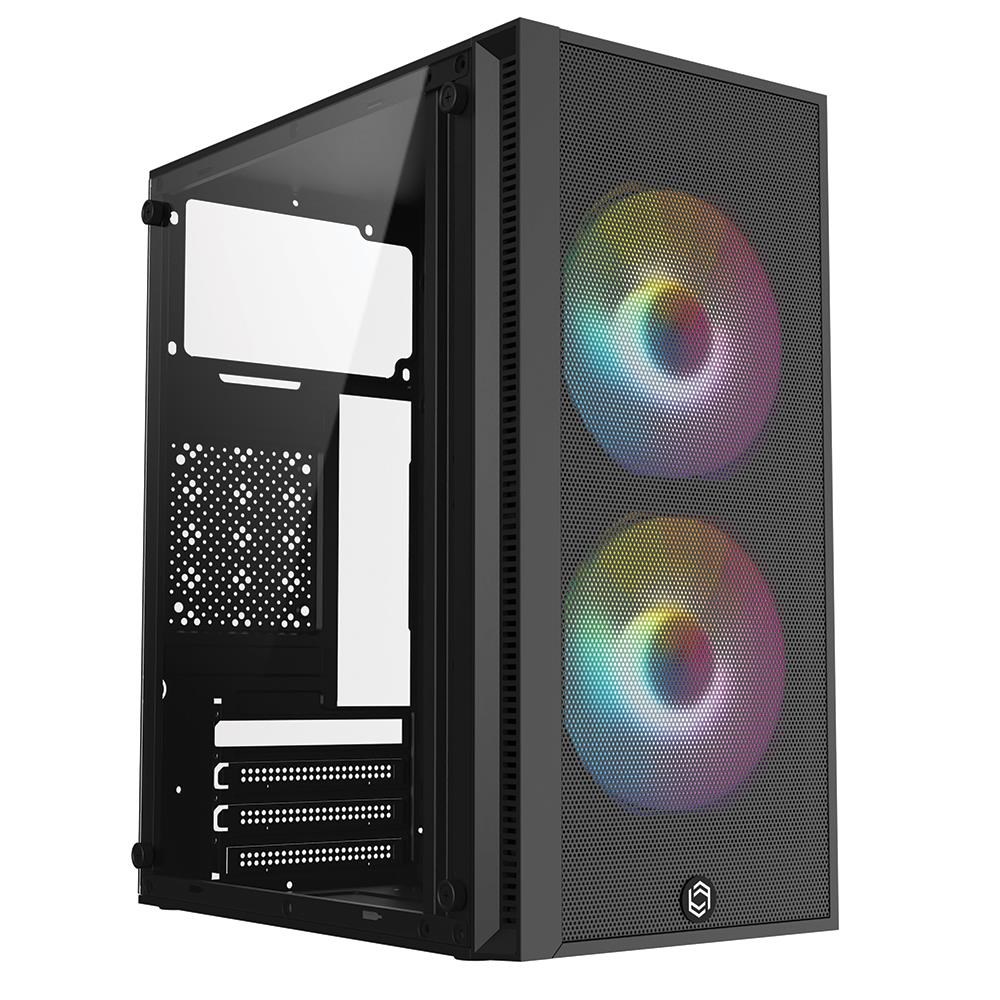 FRİSBYFrisby FC-8970G Mini Tower Gaming Kasa (300W) 2 x 120mm Rainbow Fan9603489701249