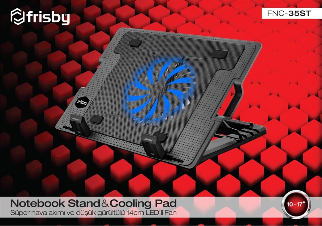 FRİSBYFrisby FNC-35ST Standlı Notebook Soğutucu 1 Port Usb 10