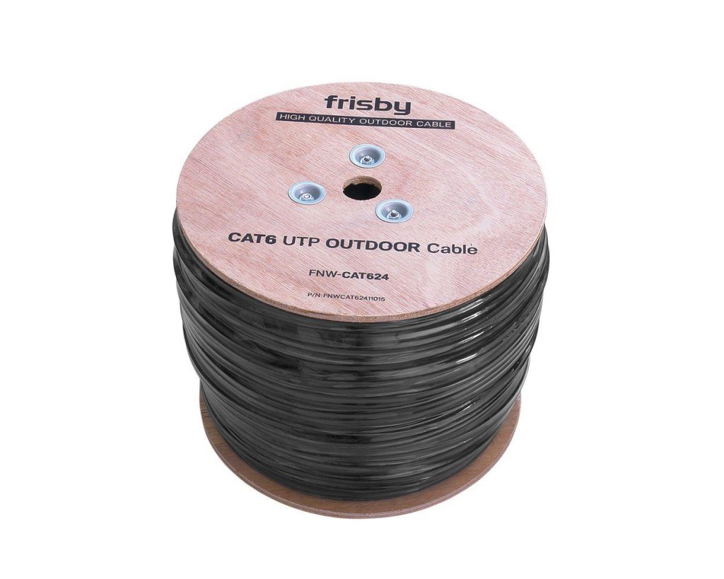 FRİSBYFrisby FNW-CAT624 CAT 6 UTP Outdoor Kablo (305mt) Dış Mekan Kalınlık: 0.58 mm-23 AWG8693462405159