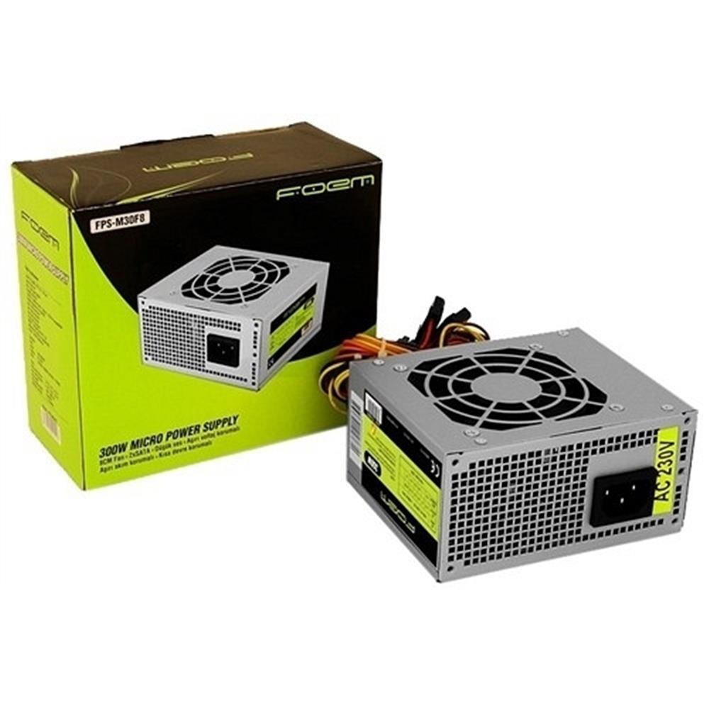 FRİSBYFrisby FOEM FPS-M30F8 300W Micro ATX PSU Güç Kaynağı8030010020127