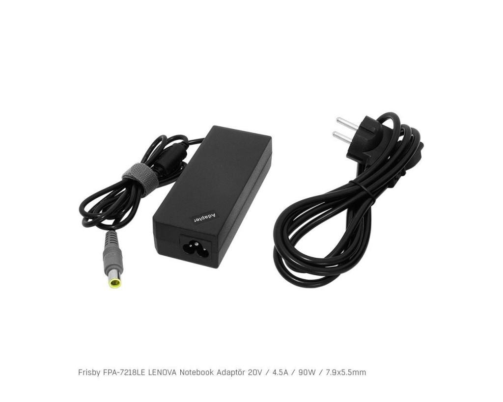 FRİSBYFrisby FPA-7218LE Notebook Adaptör (Lenovo) 20V 4.5A (Uç Boyutu : 7.9 x 5.5mm)8693472186659
