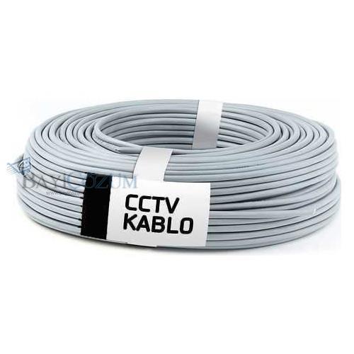 FUJITECHFujitech 2+1 0.22mm 100mt Cctv Güvenlik Kamera Kablosu TSE ve ISO Sertifikalı250mt 2x0.55