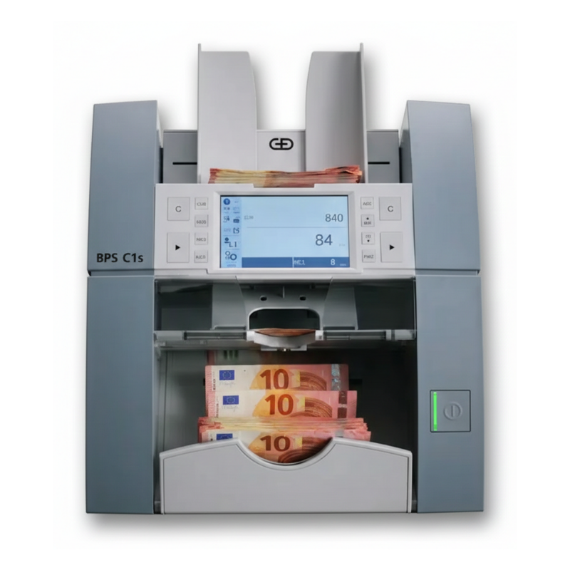 Giesecke+DevrientGiesecke+Devrient BPS C1S Profesyonel Banknot Sayma ve Tanıma Makinesi, 32 Ülke Para Birimi, Çek OkumaBPS C1S