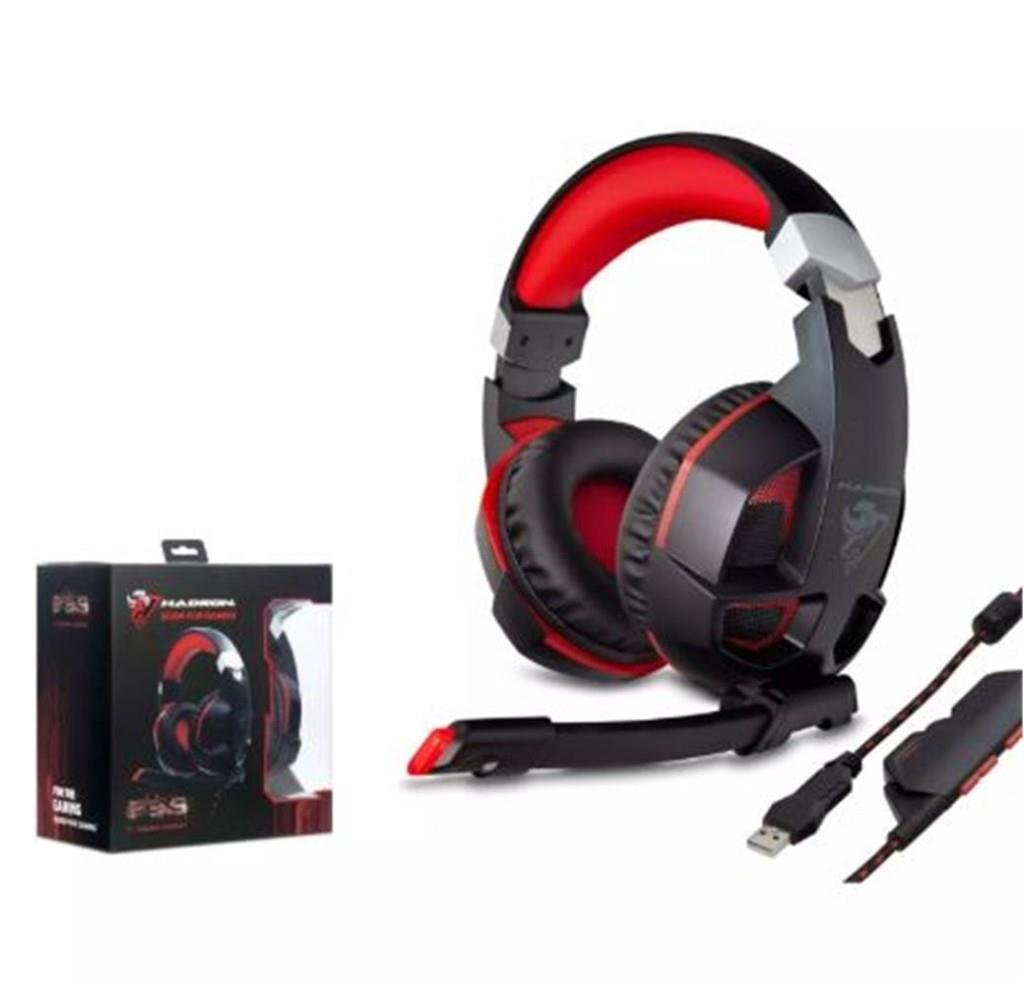 NODARHadron G59 Gaming Kulaklık Usb 7.1 Ps4 Led Siyah-Kırmızı8680469020805