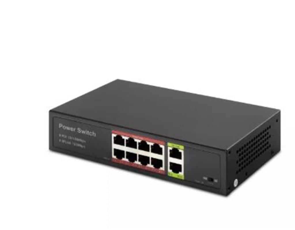 NODARHADRON HD08 POE SWITCH 2UPLINK 8+2 10-100 MBPS 8PORT8680469036332