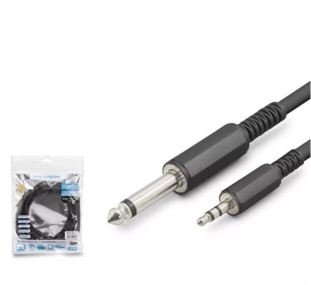 NODARHadron Hdx1077 6.5Mm To 3.5Mm Kablo Enstrüman Gitar 3M Siyah8680469044726
