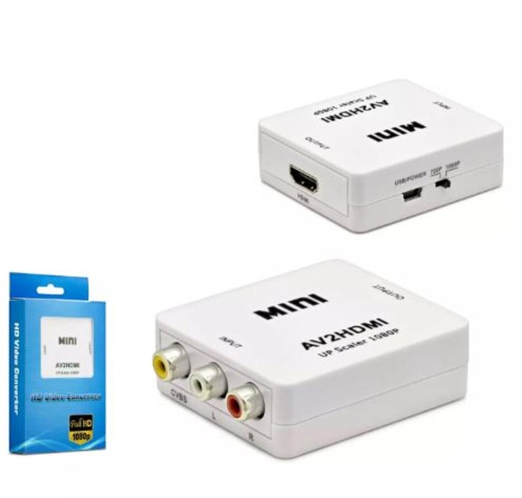 HADRONHADRON HDX1282 HD VIDEO CONVERTOR AV (IN) TO HDMI (OUT) BEYAZ8680469030958
