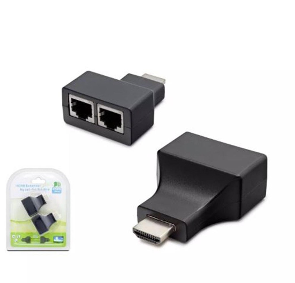 HADRONHADRON HDX1298 30M HDMI EXTENDER BY CAT5-6 SİYAH8680469031948