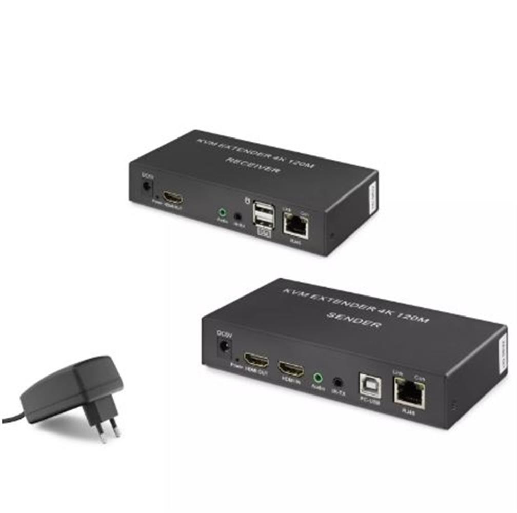 HADRONHadron Hdx1306 120M  Hdmi Kvm 1080p Full HD Extender Siyah8680469033171