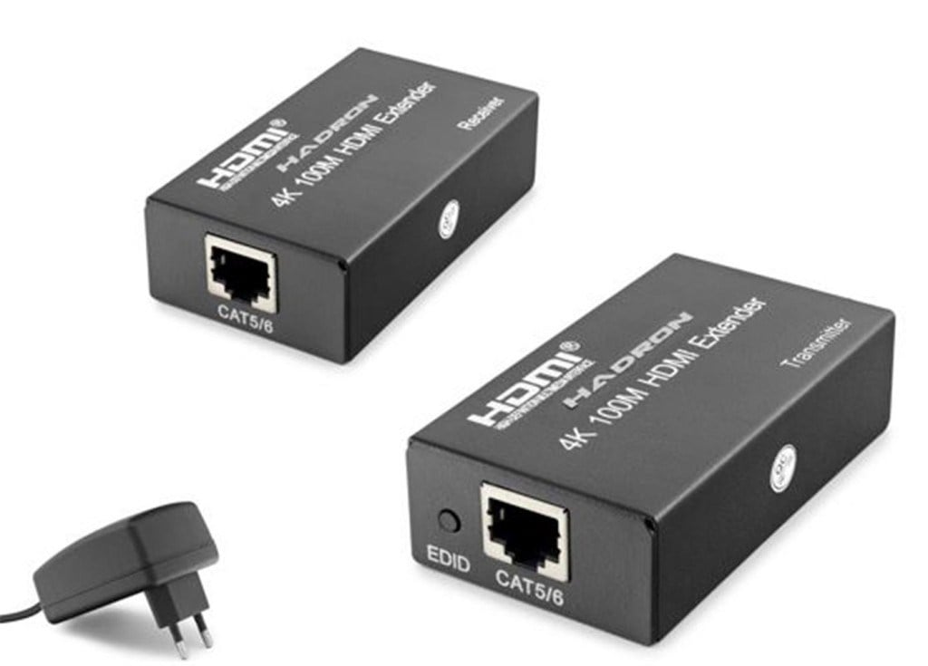 HADRONHadron Hdx1367  100M Hdmi Extender 4K DC 5V adaptör Siyah8680469043644