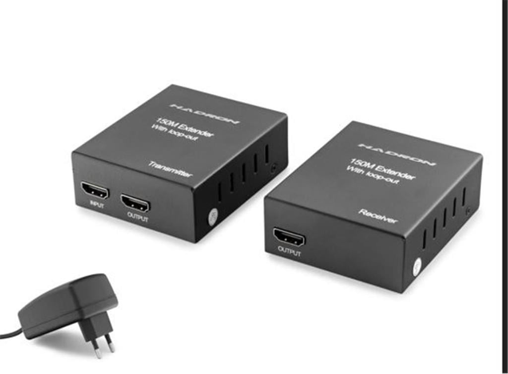 HADRONHadron Hdx1369 150M Hdmi Extender Loop Out 1080P  Siyah8680469043668